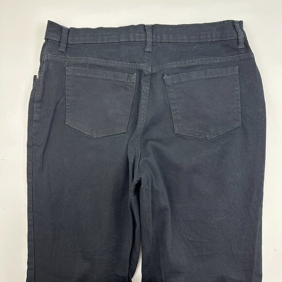 Gloria Vanderbilt Amanda Straight Leg Women's size 12 Black Denim Jeans - Picture 5 of 5
